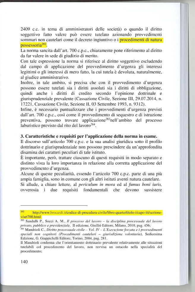 Brocardi.it menzionato in “Il giudizio cautelare nellambito del processo civile di Paolo Baiocchetti”